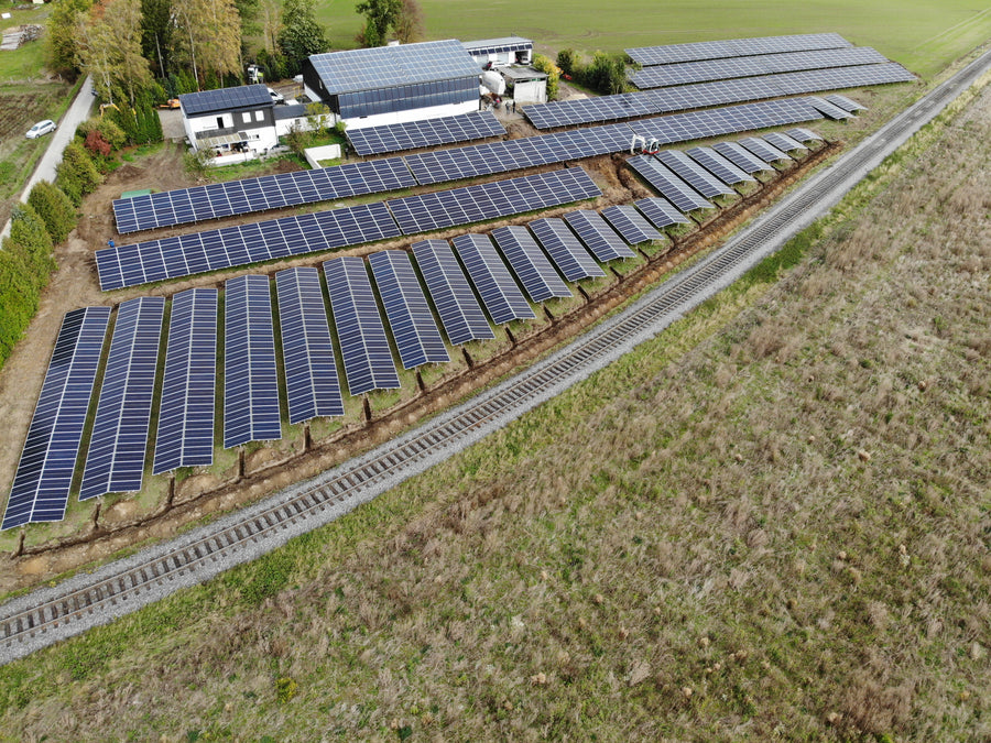 Freiflächen-Photovoltaik Struch